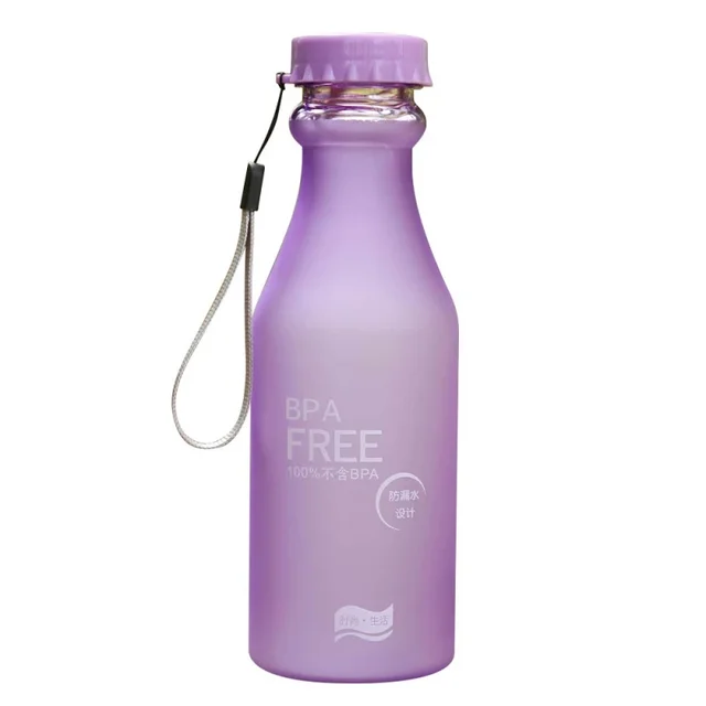 Flaška na vodu | plastová láhev na vodu - 550ml, Fialová