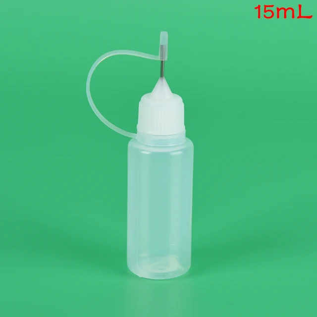 Plastové lahvičky s kapátkem a dávkovačem 10ml - 15 ml