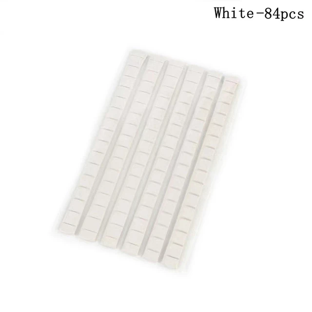 gelové tipy na nehty s lepicí hlinkou opakovaně použitelné - 84KS Bílá