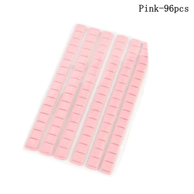 gelové tipy na nehty s lepicí hlinkou opakovaně použitelné - 96KS Růžová