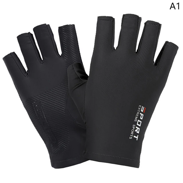dotykové sportovní rukavice s uv ochranou prodyšné - A1