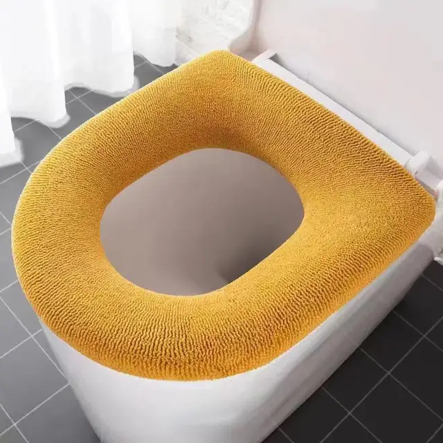 Univerzální potah na WC sedátko - žlutá