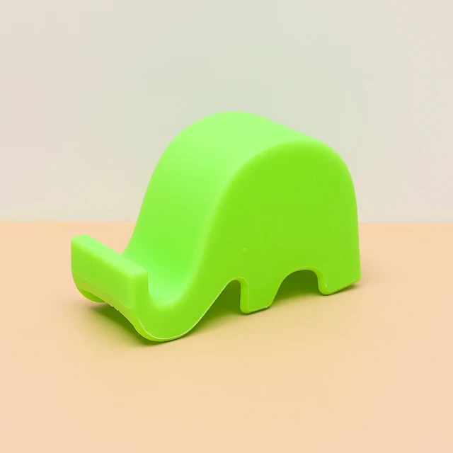 Držák na mobil | stojánek na mobil plastový - styl slon - Zelená