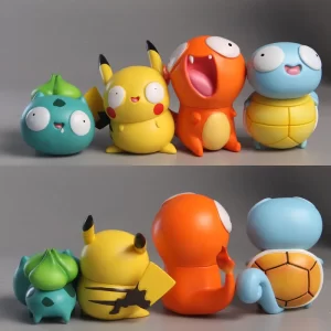 Pokemon figurky Pikachu Bulbasaur Charmander Squirtle