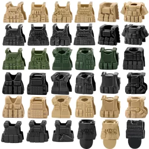 Vojenská stavebnice mini cihličky pro děti | lego komponenty