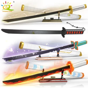 Japonská anime ninja katana stavební kostky | styl lego