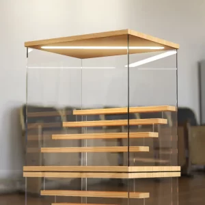 Úložný box na hračky s akrylovým krytem