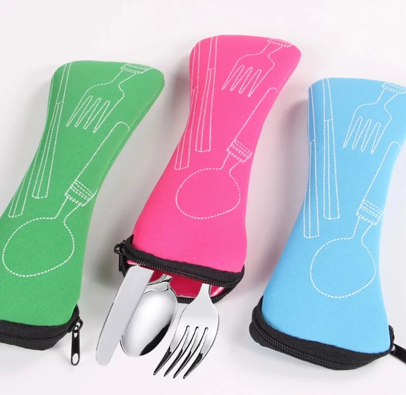 Cestovní úložný obal na příbory | úložný box, cestovní pouzdro