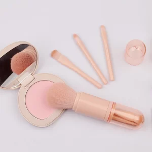 Kosmetický štětec 4 v 1 na makeup | pomůcky líčení 4 ks