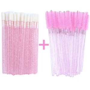 5tětce na rty a řasy 2v1 | aplikátory make-upu, nástroje na líčení 50+50 ks