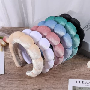 Pufatá čelenka retro pro ženy a dívky | Doplňky do vlasů