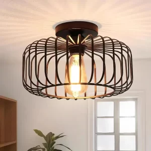 Stropní svítidlo v designu ptačí klece | designový lustr 1+1 ks