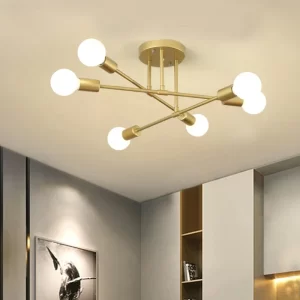 Moderní stropní led lustr do obývacího pokoje | stropní světlo, designové osvětlení