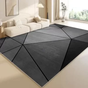 Luxusní moderní kusový koberec s geometrickými motivy | designová podložka