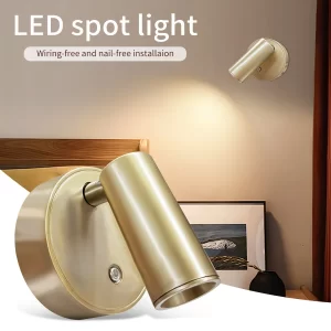 Moderní nabíjecí magnetická led nástěnná lampa | led svítidlo, noční lampička 3 ks