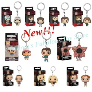 1 ks Stranger things klíčenka funko pocket pop | přívěsek na klíče, sběratelská figurka