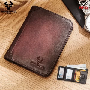 Kvalitní pánská kožená peněženka s rfid ochranou | kožená dokladovka, pouzdro na karty