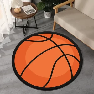 Kulatý dětský koberec | protiskluzová podložka | předložka na zem