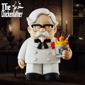 Vtipná sběratelská pvc figurka chicken father | mafiánská soška | dekorativní model