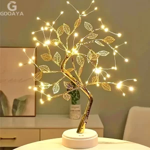 Led lampa ve tvaru stromku | noční světlo | vánoční osvětlení 1+1 ks