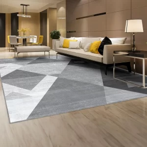 Moderní geometrický kusový koberec do obýváku | protiskluzová podložka | koberečky pod konferenční stolek