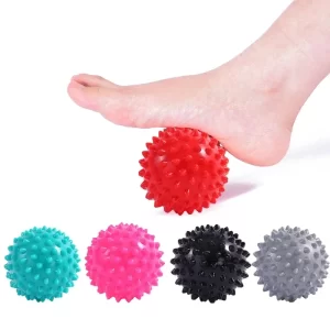 Akupresurní masážní míček ježek pro uvolnění svalů | rehabilitační balónek, fitness pomůcka
